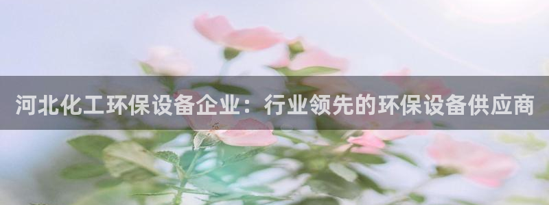 亿万先生007官网：河北化工环保设备企业：行业领先的环保设备供应商