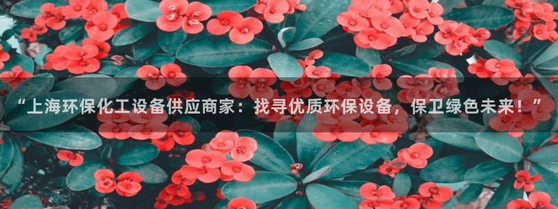 亿万集团有限公司：“上海环保化工设备供应商家：找寻优质环保设备，保卫绿色未来！”