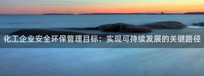 亿万先生网站下载：化工企业安全环保管理目标：实现可持续发展的关键路径