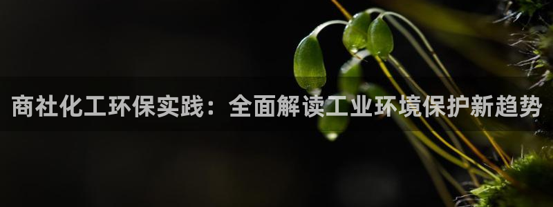 亿万下载徐家汇朋友圈说说：商社化工环保实践：全面解读工业环境保护新趋势