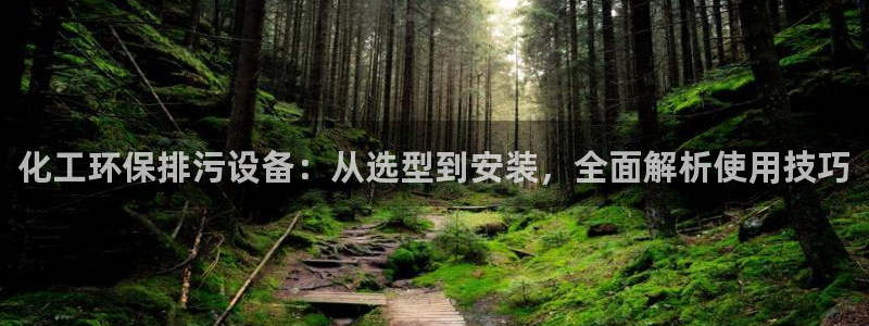 亿万先生合并：化工环保排污设备：从选型到安装，全面解析使用技巧