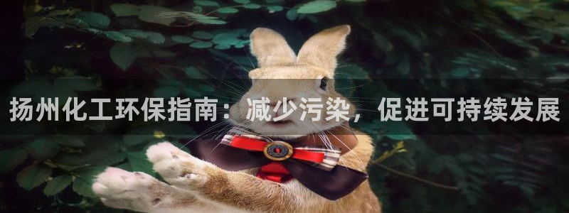 亿万app下载：扬州化工环保指南：减少污染，促进可持续发展