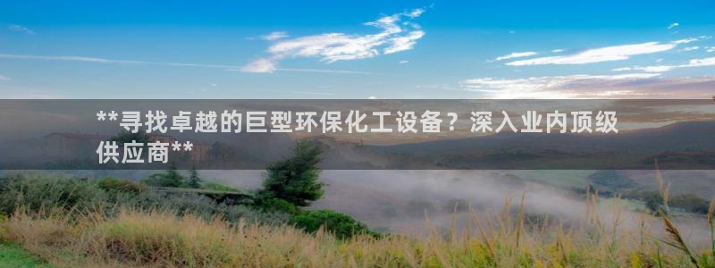 亿万先生下载客户端：**寻找卓越的巨型环保化工设备？深入业内顶级
供应商**