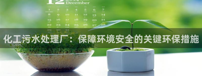 亿万 在线：化工污水处理厂：保障环境安全的关键环保措施