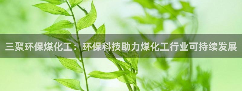 亿万先生官方网站客户端下载安装：三聚环保煤化工：环保科技助力煤化工行业可持续发展