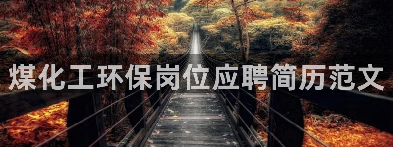 亿万堂官网：煤化工环保岗位应聘简历范文