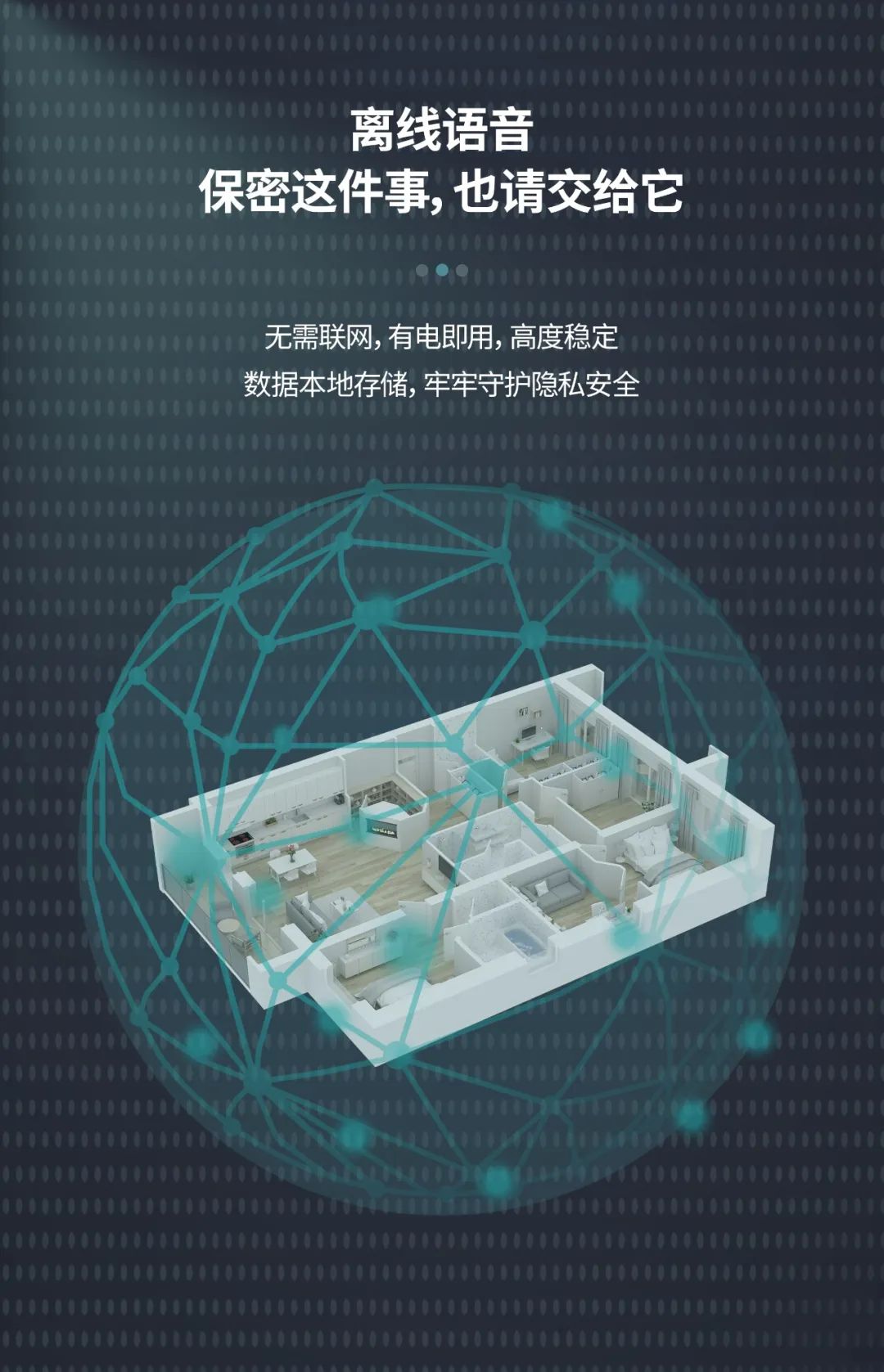 银河集团官网颁布首款支持按键+触屏+语音节造交互的KNX智能面板