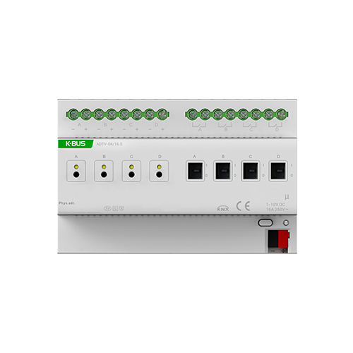 KNX安全1-10V调光节造器